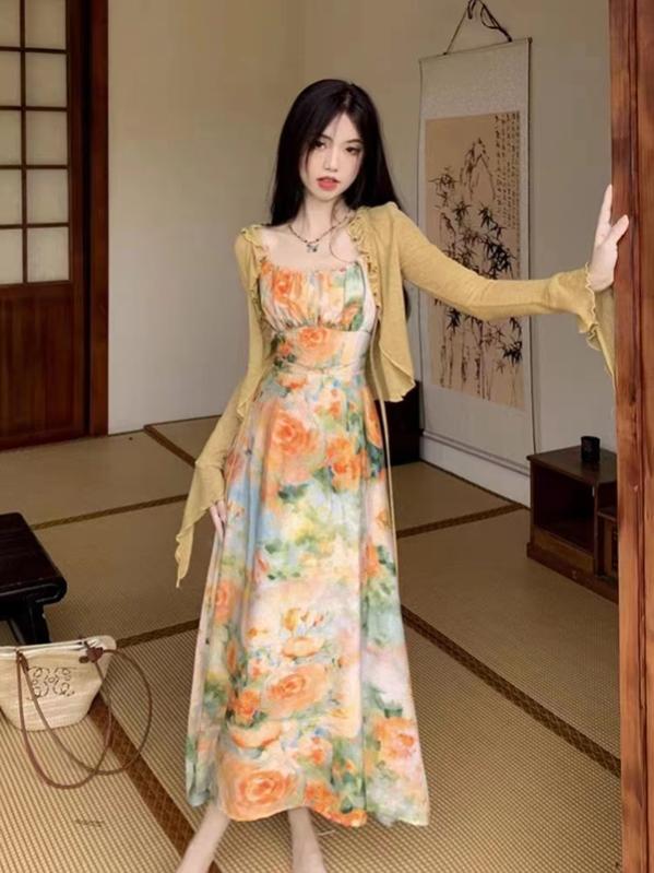 油画风裙子夏日主场